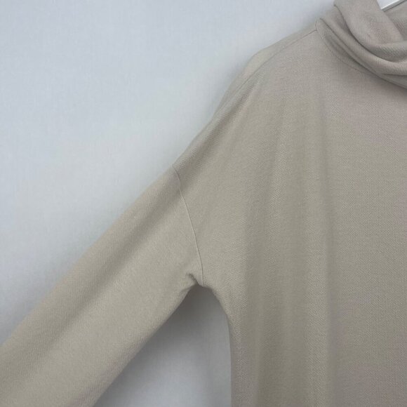 Clara Sun Woo Oatmeal Barrel Hem Relaxed Sweater Size Small - Picture 4 of 12